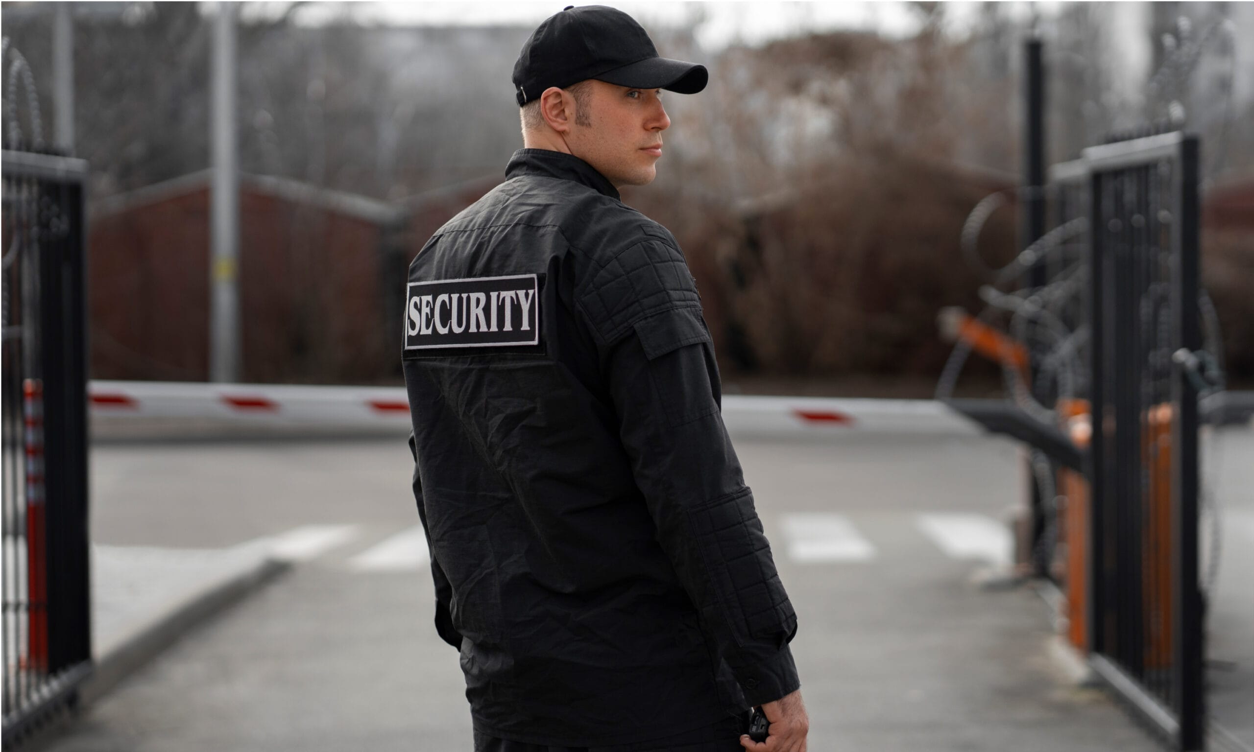 security guard watching the area for ant therat